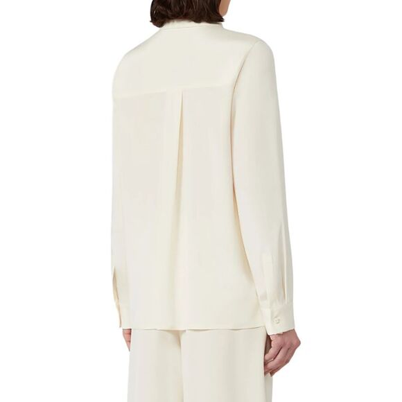 Max Mara Women Stretch Silk Cady Shirt